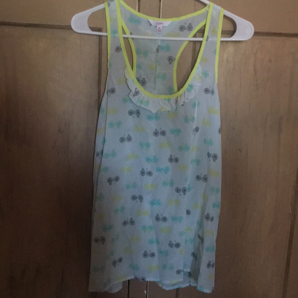 **5 for $25** Candies Bicycle Sheer Top